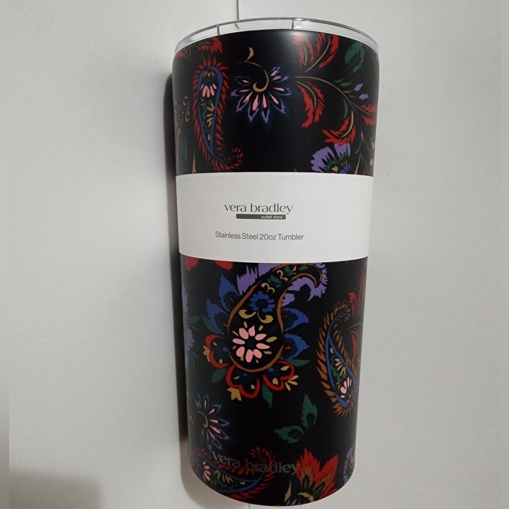Vera Bradley 20oz Paisley Tumbler
